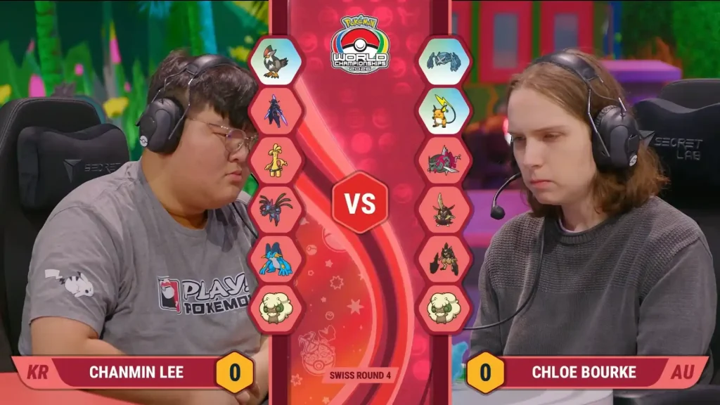 Chanmin Lee vs Chloe Bourke VGC San Francisco Mundial 2026