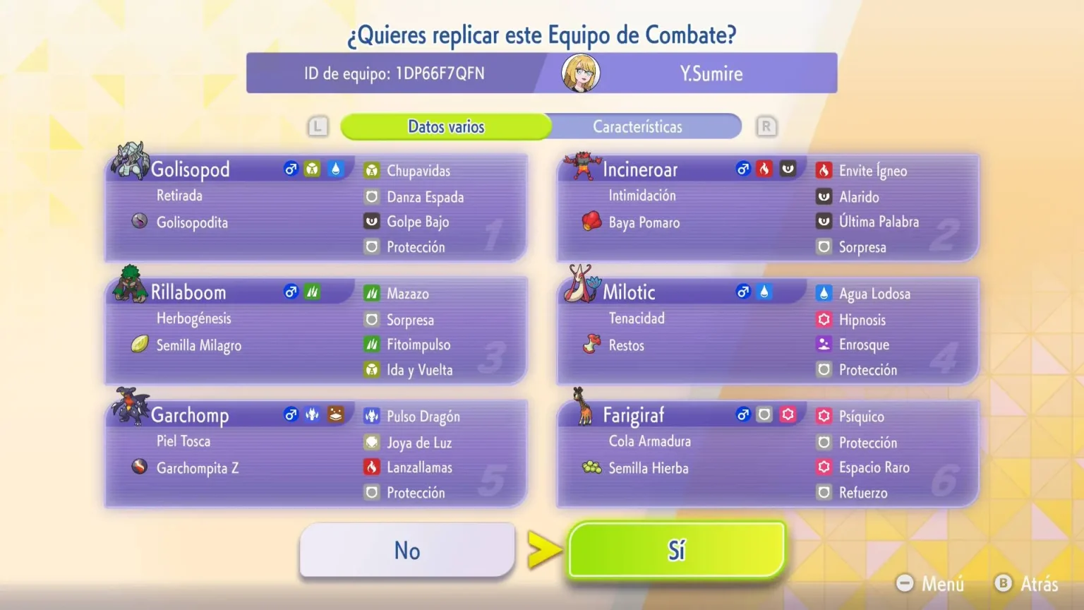 Equipo de Shunsuke Minami VR Reg M-C