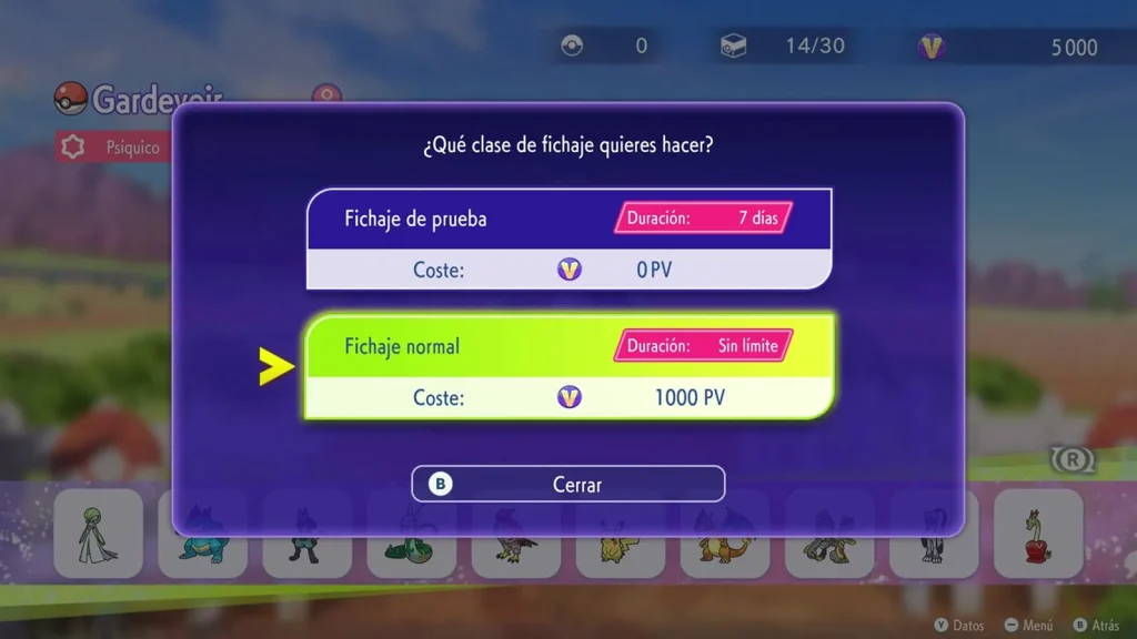 Fichajes Pokémon Champions VGC